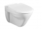 Mobile Preview: WC-Sitz Virto mit Deckel und verchromten Scharnieren