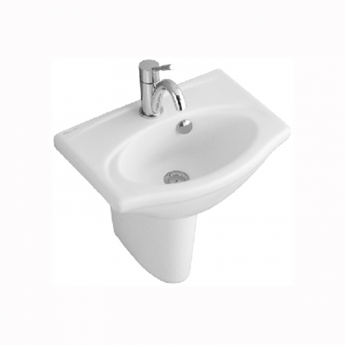 Handwaschbecken Modell Arriba in weiß, 50 cm