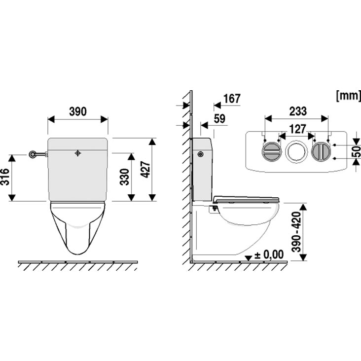 WC-Spülkasten Füllventil - 1/2 Zoll Seitlicher Einlass Mit Filter, Weiß