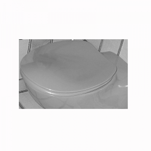 WC-Sitz Colani mit Deckel und verchromten Scharnieren
